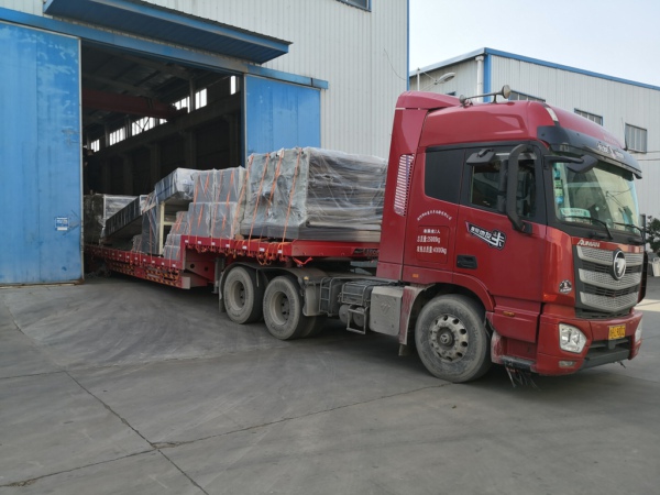 时产一吨的挂面机设备河北邯郸用户发货现场